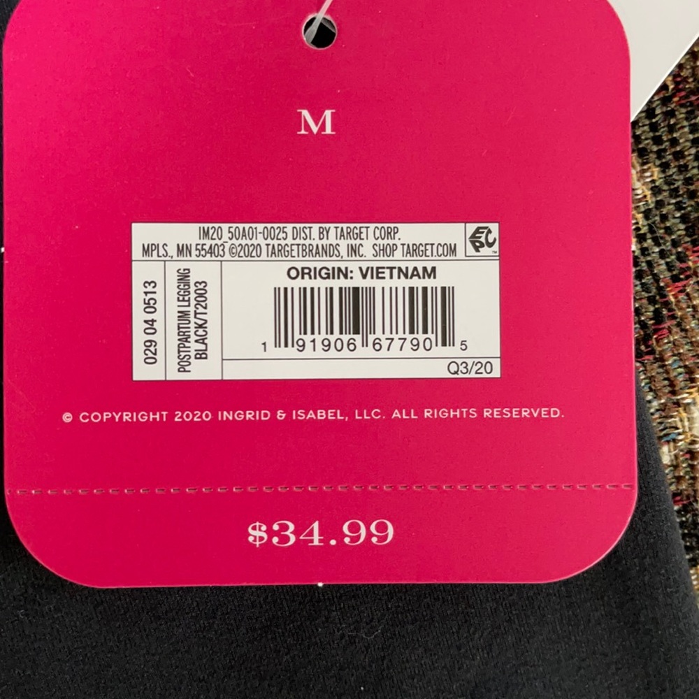 Postpartum legging